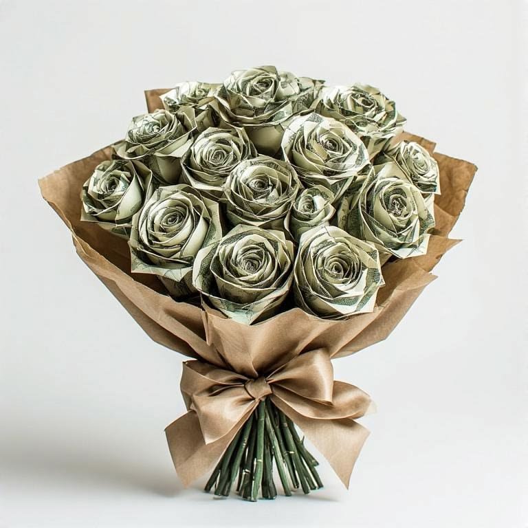 Money Rose Bouquet
